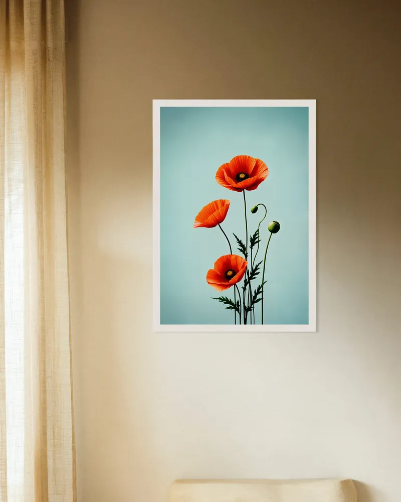 Amapolas 02 - Póster Posterscape Creative Studio