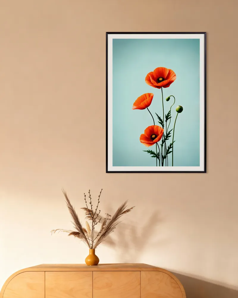Amapolas 02 - Póster Posterscape Creative Studio