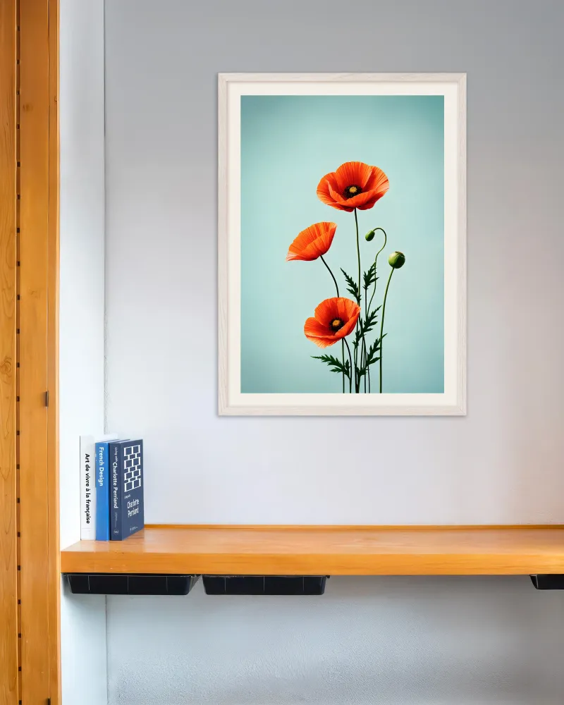 Amapolas 02 - Póster Posterscape Creative Studio