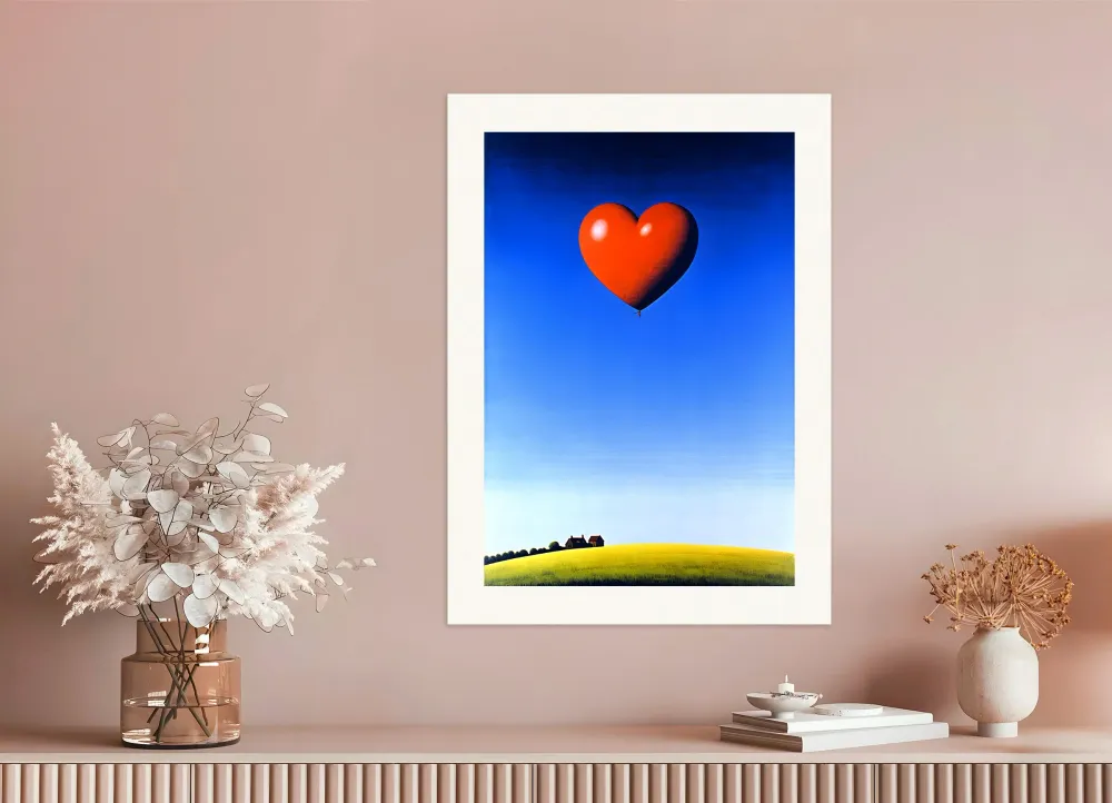 El amor está en el aire - Póster Posterscape Creative Studio