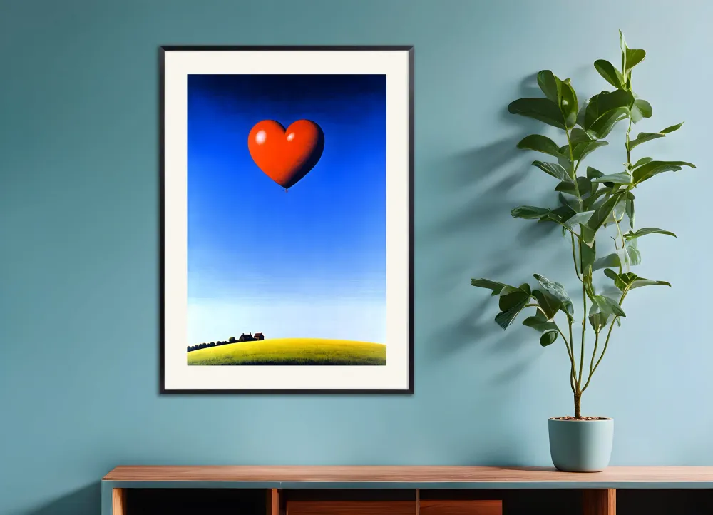 El amor está en el aire - Póster Posterscape Creative Studio