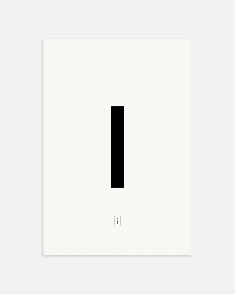 Carta I - Póster Posterscape Creative Studio