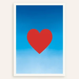 Corazón en el Cielo - Póster Posterscape Creative Studio