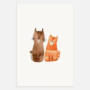 Dos amigos - Póster Posterscape Creative Studio