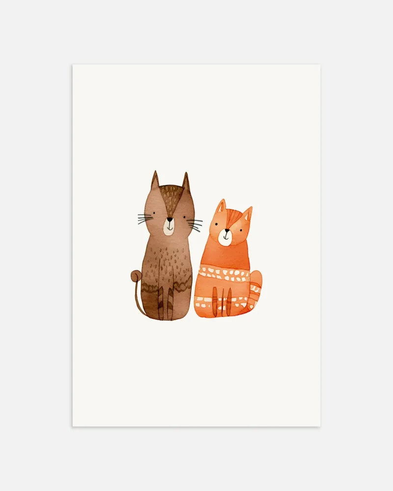 Dos amigos - Póster Posterscape Creative Studio