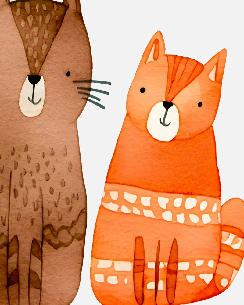 Dos amigos - Póster Posterscape Creative Studio