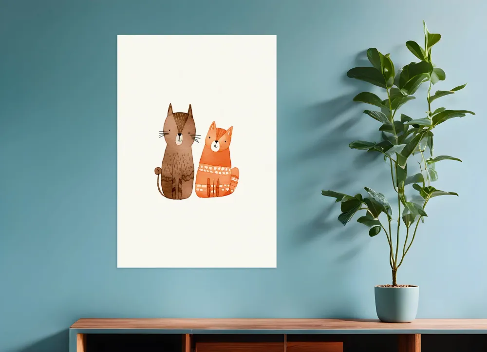 Dos amigos - Póster Posterscape Creative Studio