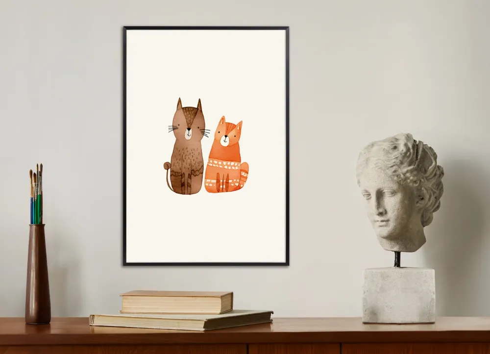 Dos amigos - Póster Posterscape Creative Studio