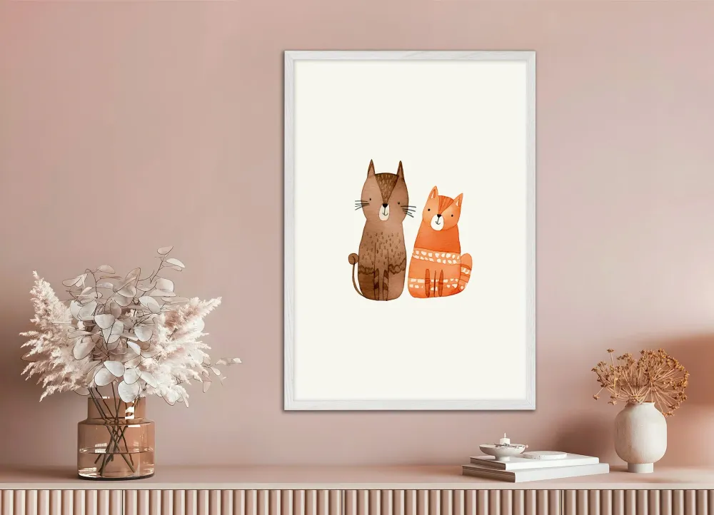 Dos amigos - Póster Posterscape Creative Studio