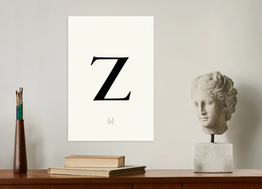 Letra Z - Póster Posterscape Creative Studio