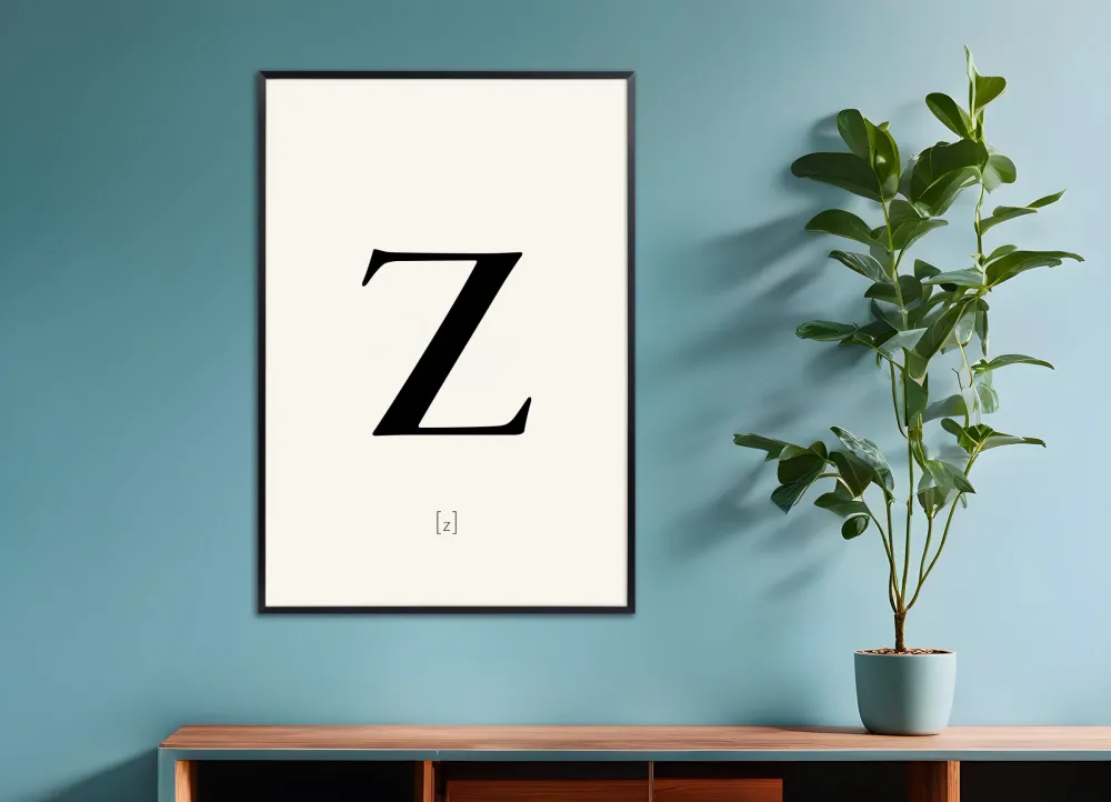 Letra Z - Póster Posterscape Creative Studio