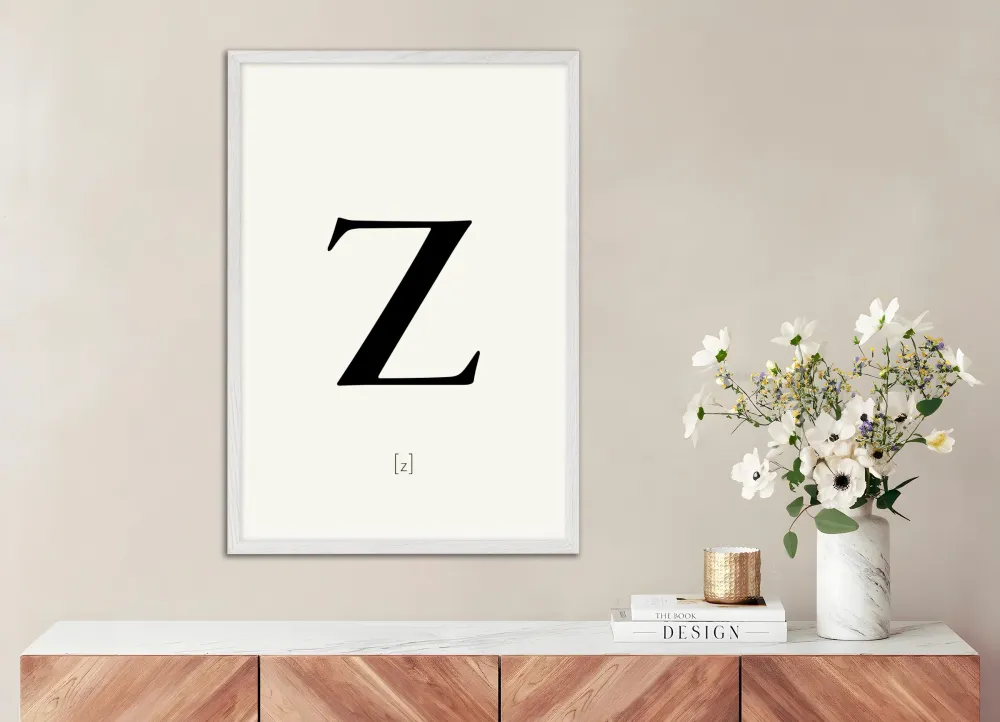 Letra Z - Póster Posterscape Creative Studio