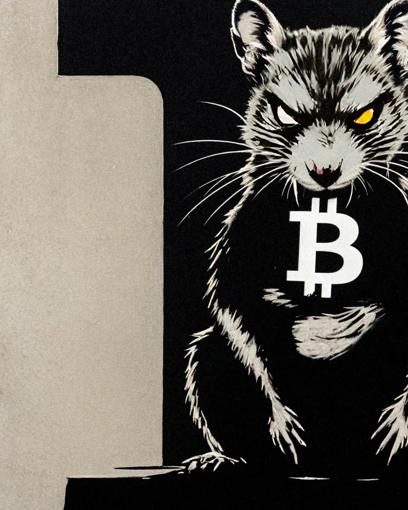 Póster de Bitcoin, El Ratón Posterscape Creative Studio