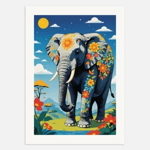 Póster de elefante Posterscape Creative Studio