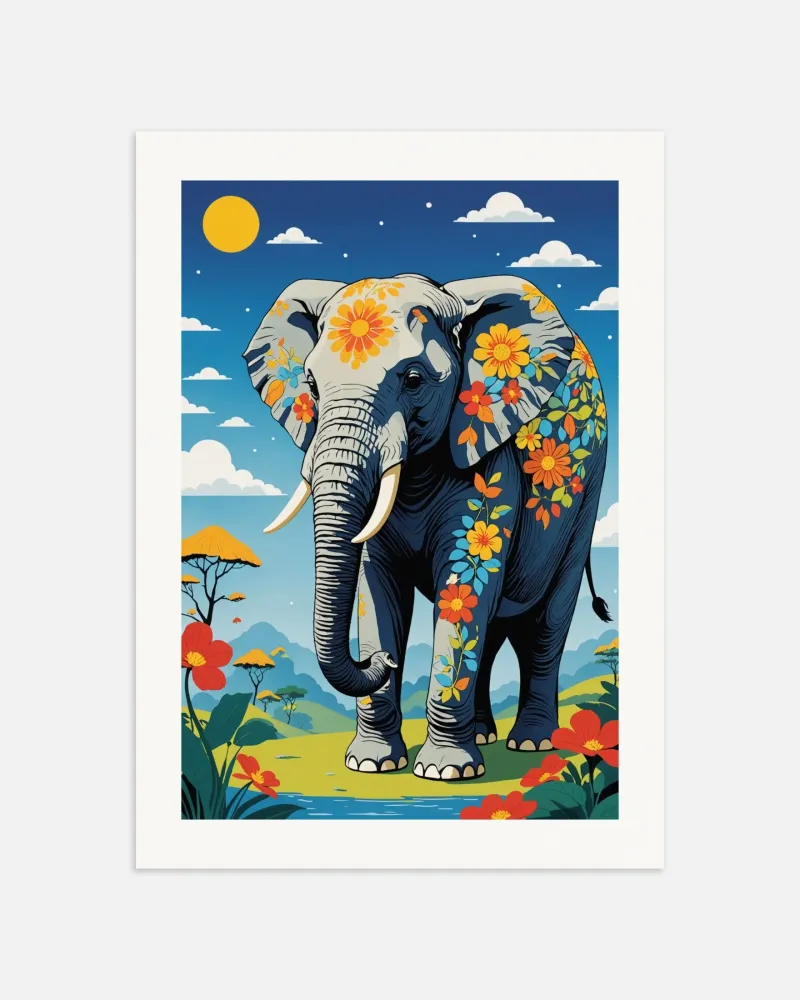 Póster de elefante Posterscape Creative Studio