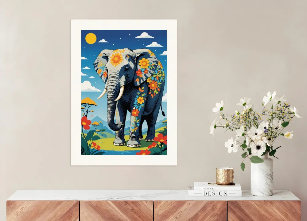 Póster de elefante Posterscape Creative Studio