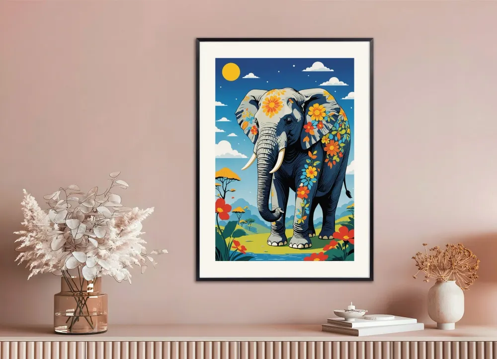 Póster de elefante Posterscape Creative Studio