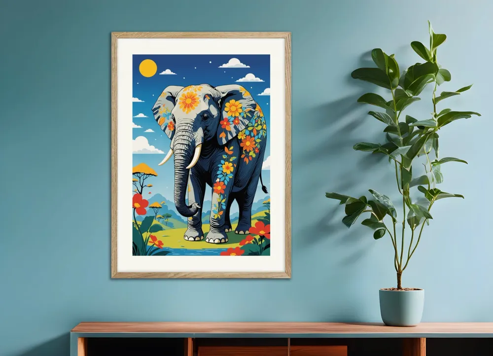 Póster de elefante Posterscape Creative Studio