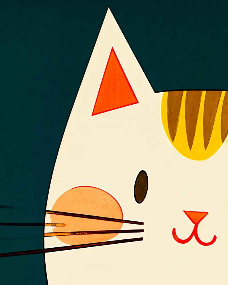Póster de Gato, Nestor Posterscape Creative Studio