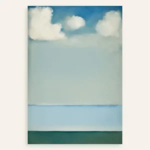 Póster horizonte azul Posterscape Creative Studio