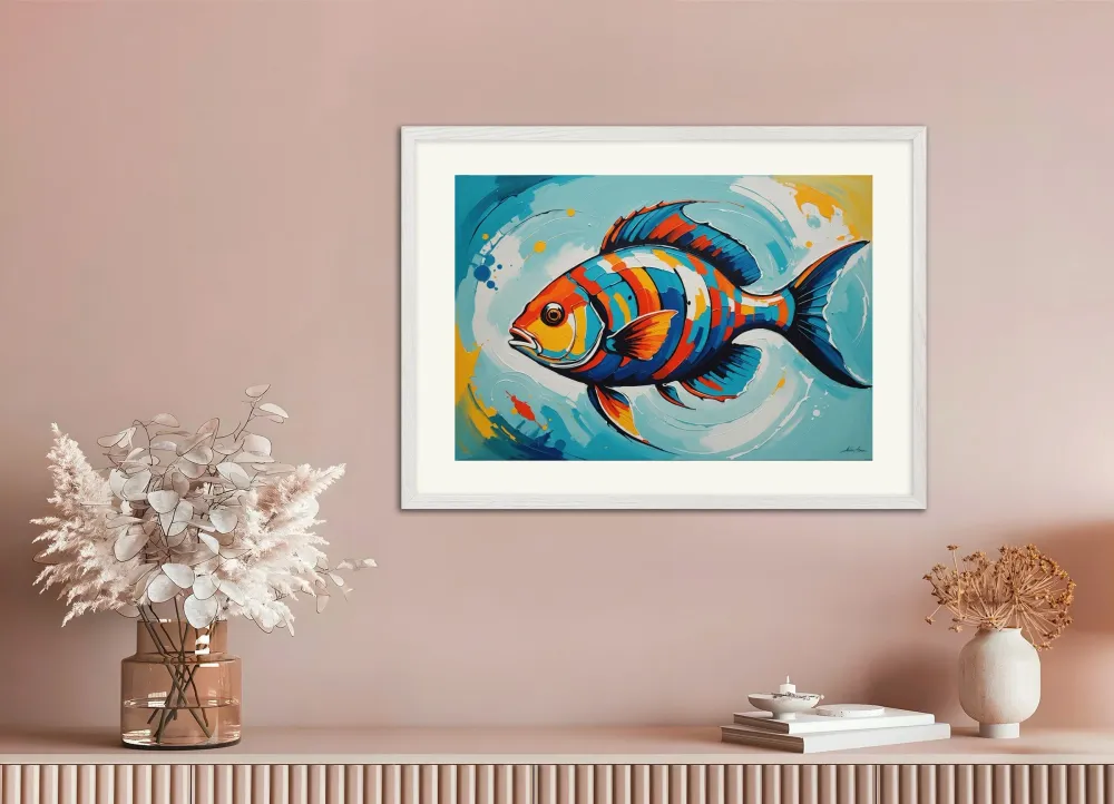 Póster de Peces, Pintura Posterscape Creative Studio