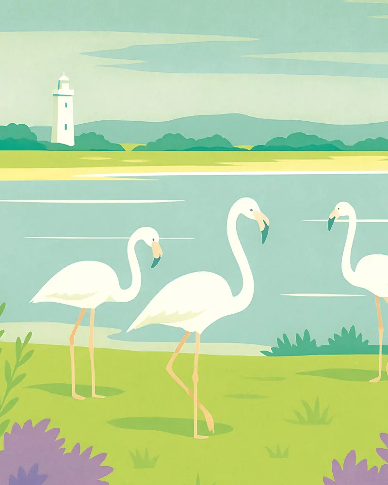 Póster de Viaje Camargue - Región francesa Posterscape Creative Studio