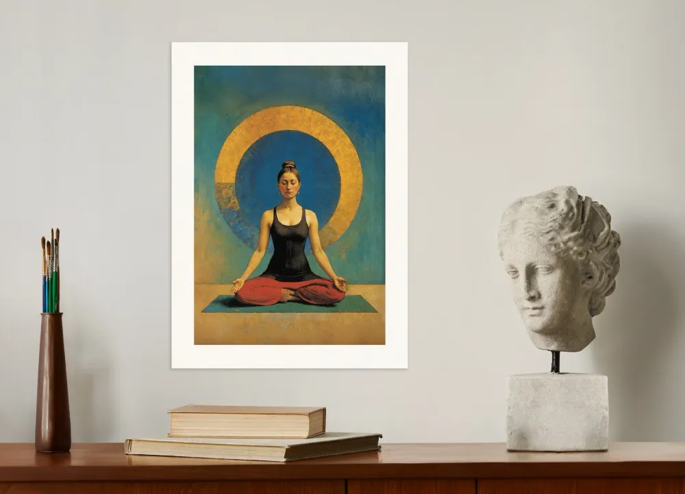 Póster zen, meditación Posterscape Creative Studio