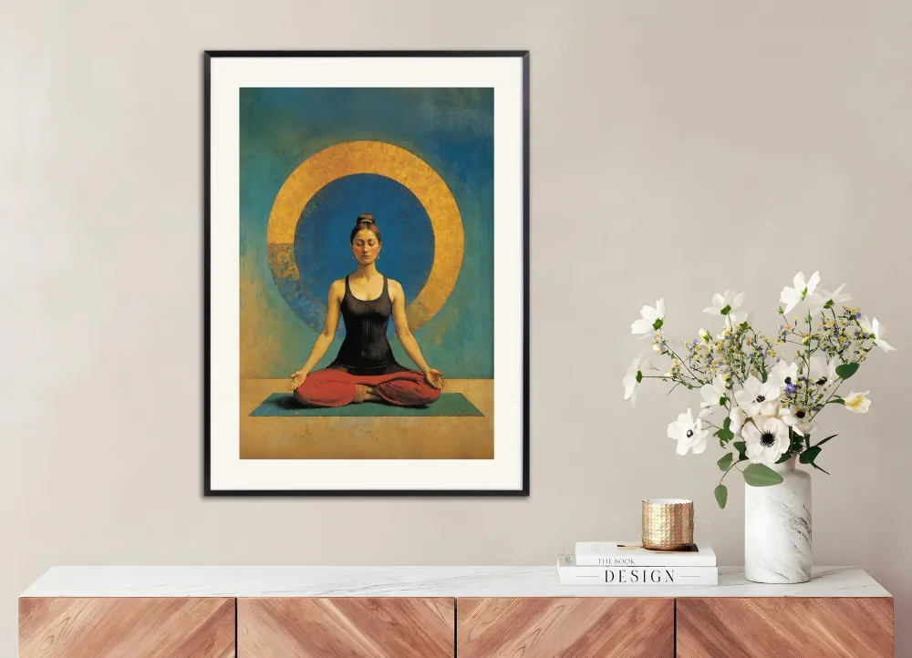 Póster zen, meditación Posterscape Creative Studio