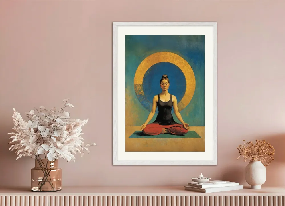 Póster zen, meditación Posterscape Creative Studio