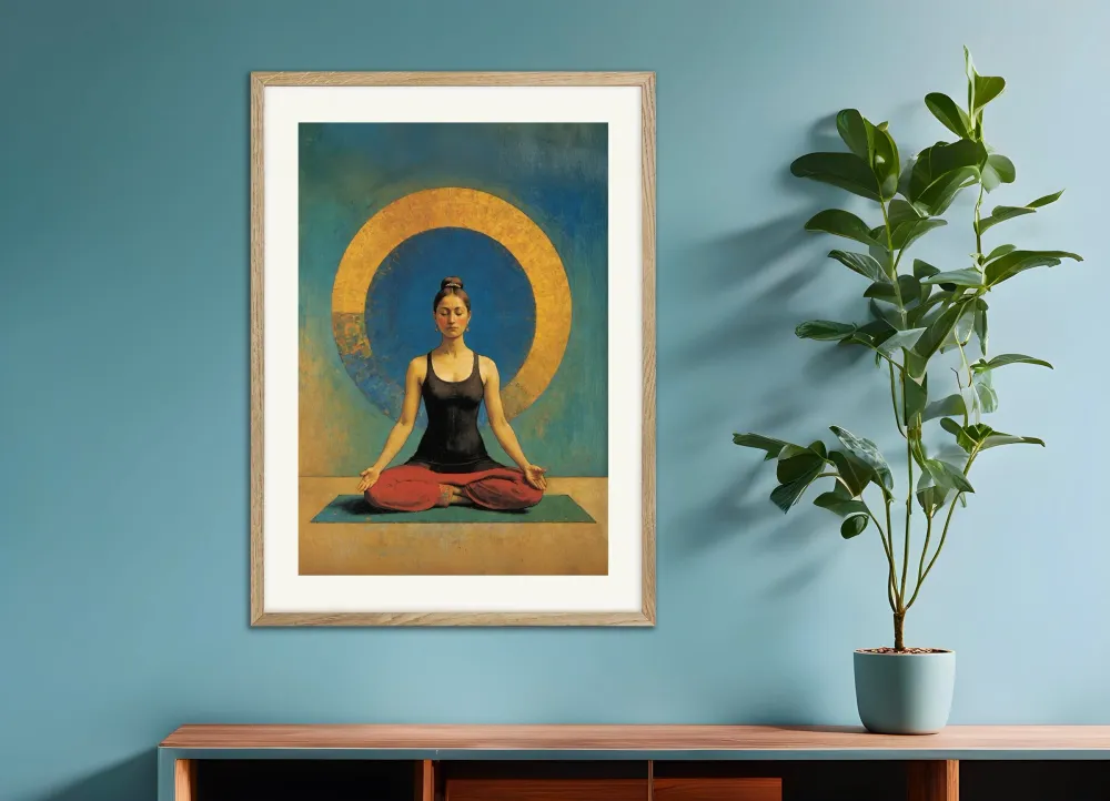 Póster zen, meditación Posterscape Creative Studio