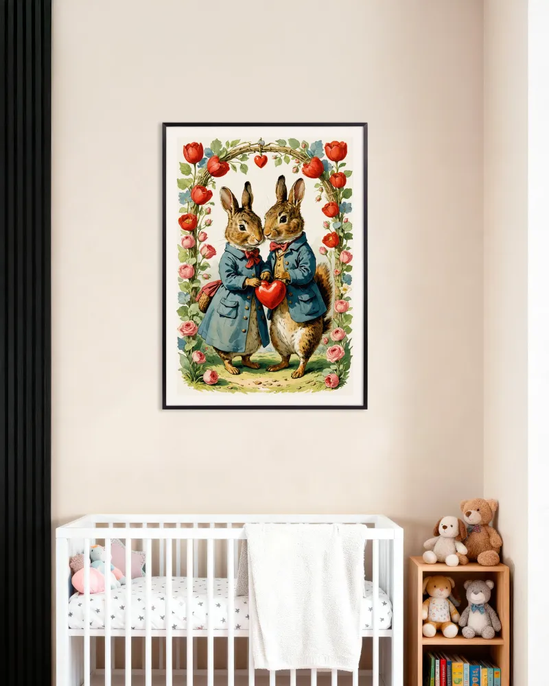 Dí de San Valentín amor entre nosotros - Póster Posterscape Creative Studio