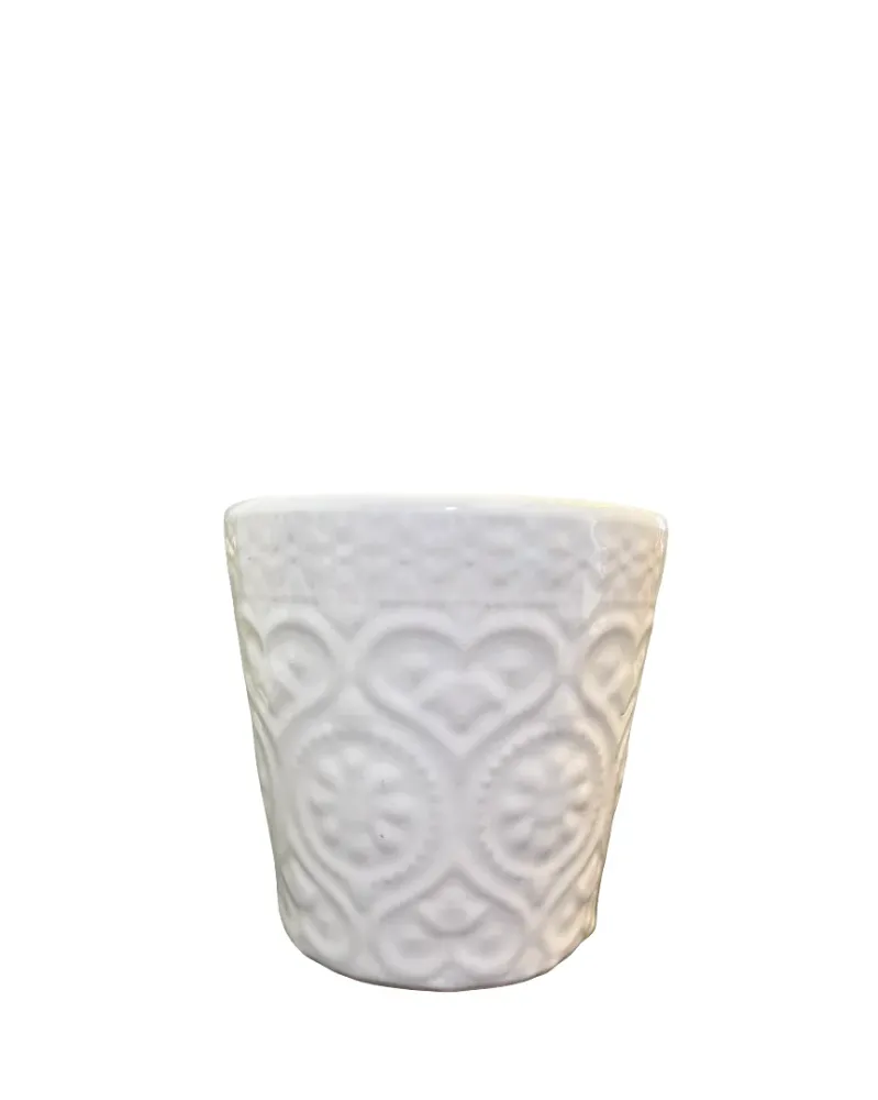 Maceta de cerámica chica Maca Pot & Decor