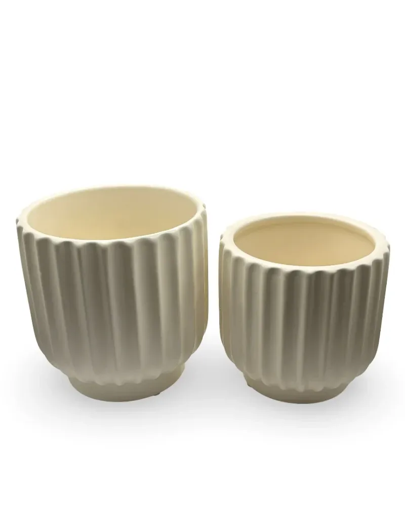 Set de macetas de cerámica Bela Pot & Decor