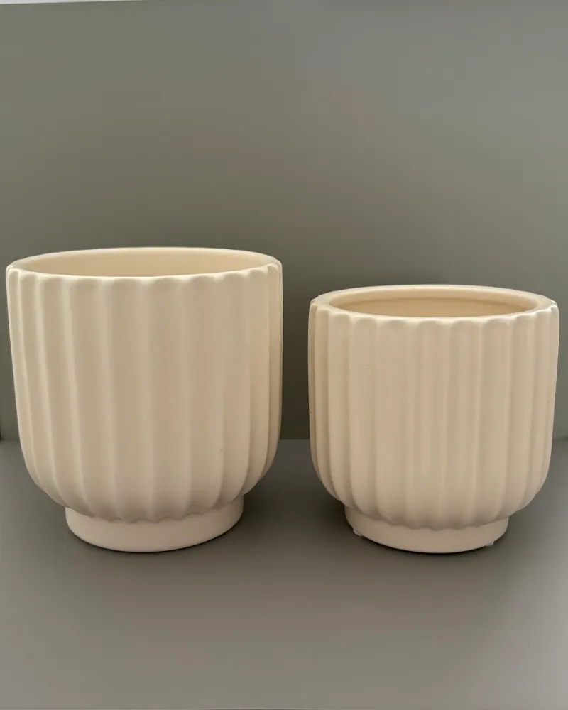 Set de macetas de cerámica Bela Pot & Decor