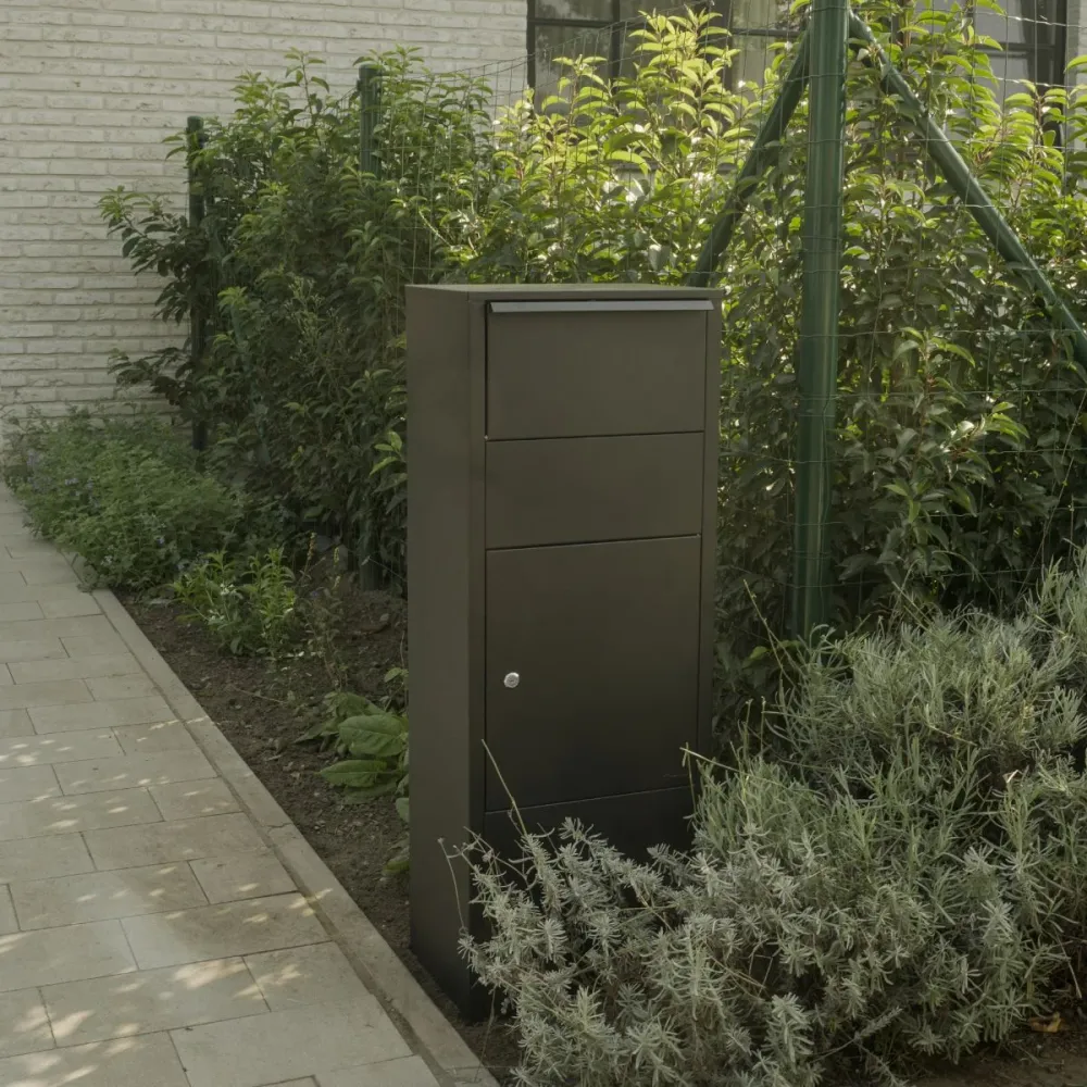 Buzón Practo Garden Parcel Hannover negro mate