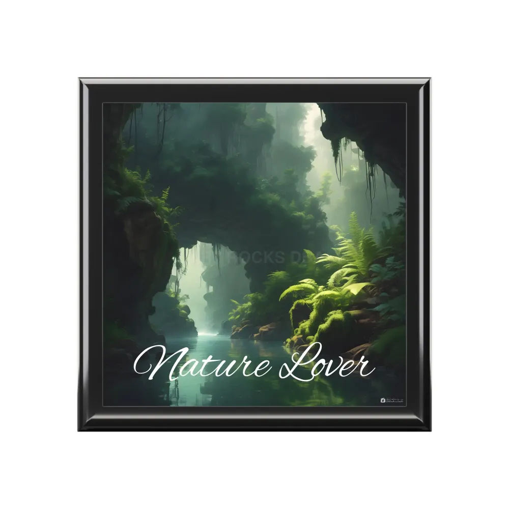 Joyero Fern River Negro Printify