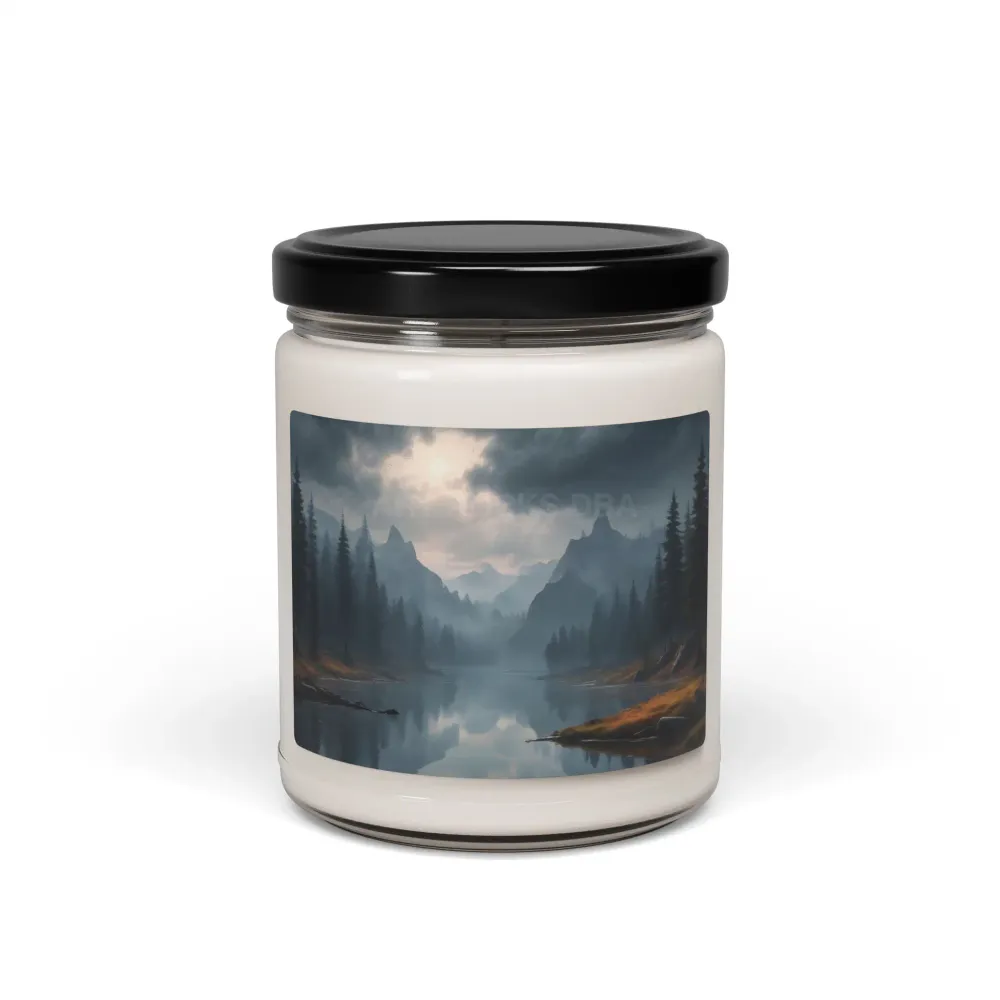 Vela de soja perfumada con aroma Lago Nebuloso - Perfecta para decoración del hogar, regalos de relajación, aromaterapia,...