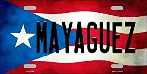 Tabla de PR. con nombre de MAYAGUEZ Puerto Rico