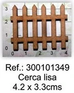 REF: 300101349 Cerca lisa Recrearte SAS