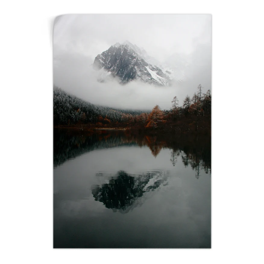 Reflejo de la Montañ Poster