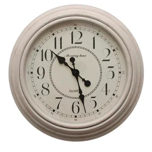 Reloj de pared 50 cm. Beige