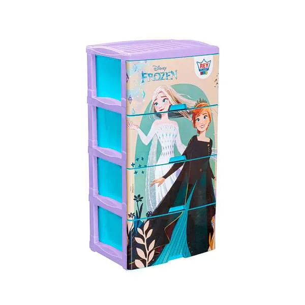 Cómoda Big Box Decorada 4 Pisos Disney Rey REY PLAST