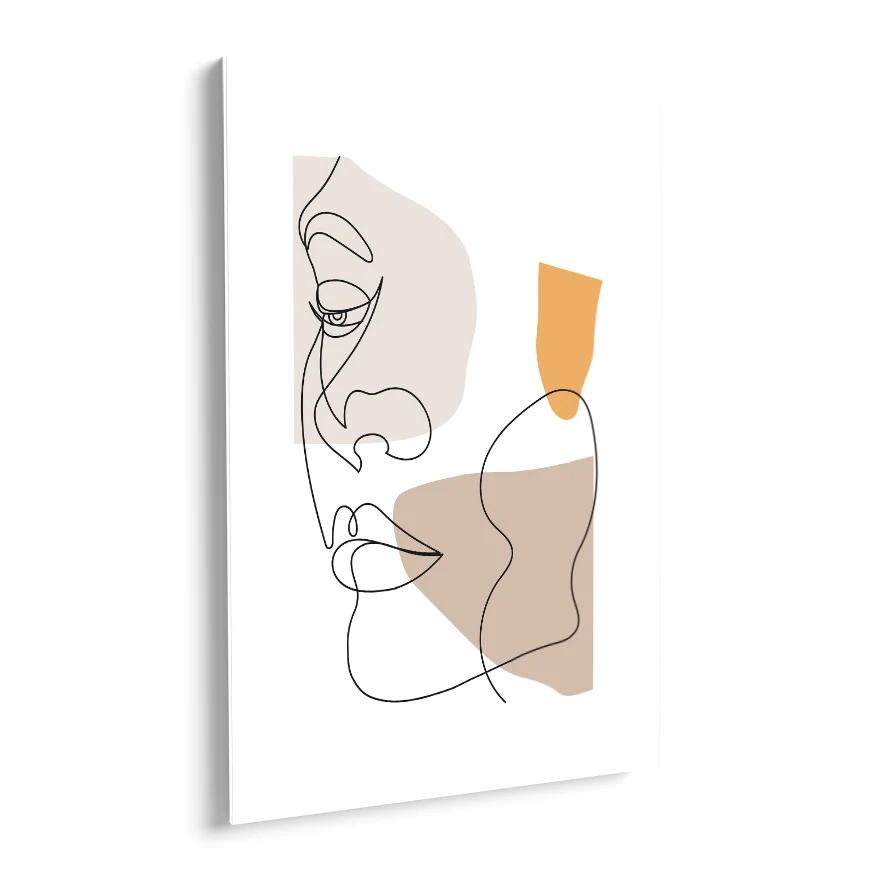 Rostro Mujer Tríptico Poster