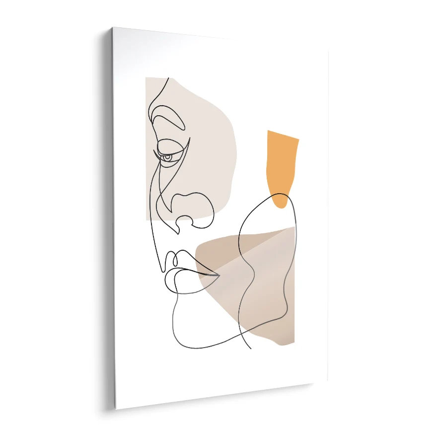Rostro Mujer Tríptico Poster