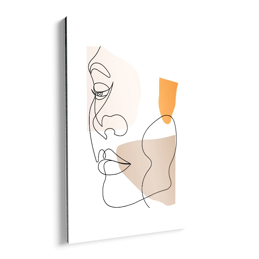 Rostro Mujer Tríptico Poster