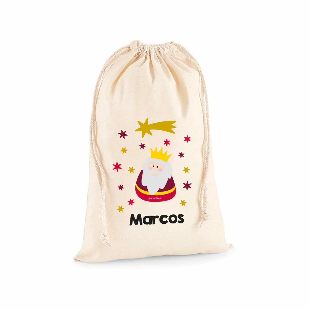Saco de Navidad personalizado Reyes Magos