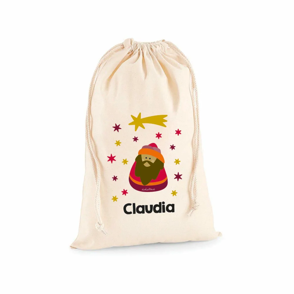 Saco de Navidad personalizado Reyes Magos
