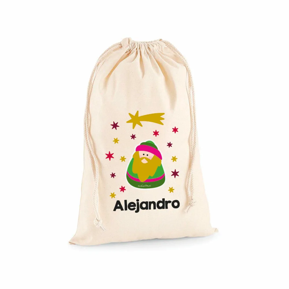 Saco de Navidad personalizado Reyes Magos