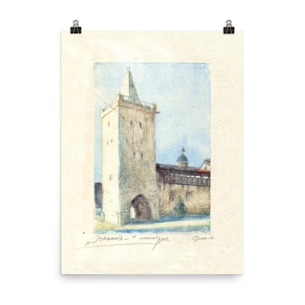 Jena Johannistor - Póster Sergej Uchatsch