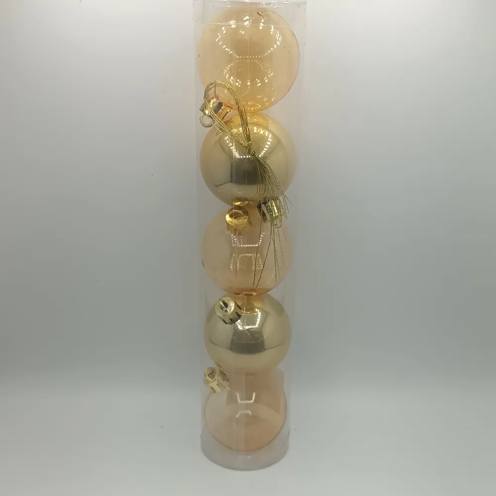 NAV. SET CILIND 5 PELOTAS 5 CM DORADO SIN MARCA